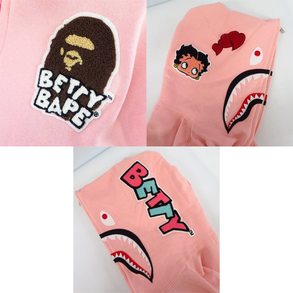 ☆【未使用】A BATHING APE×Betty Boop/アベイシングエイプ×ベティ 