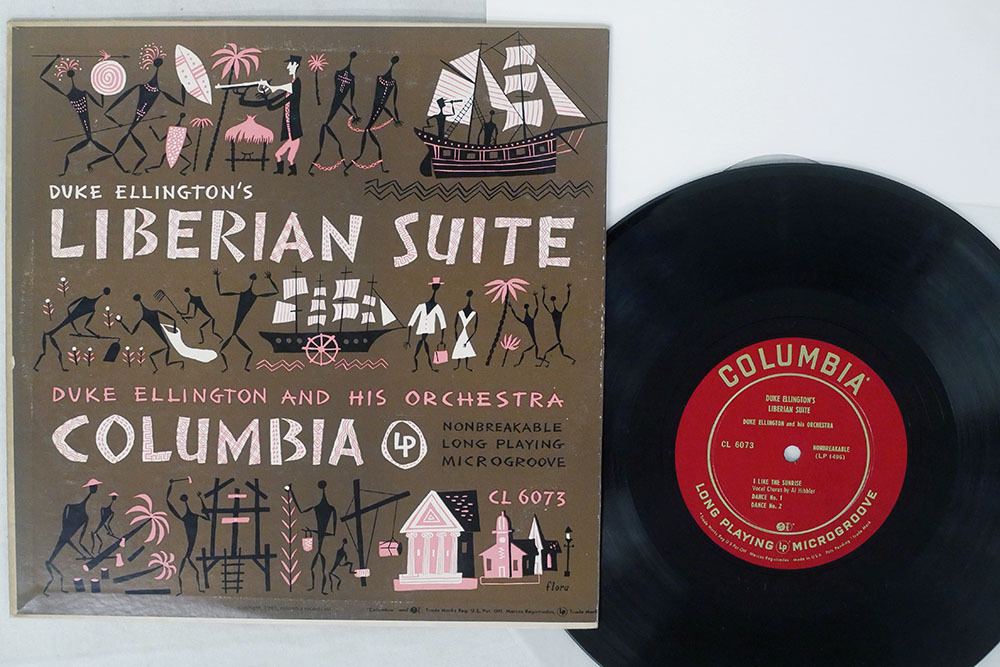 10 米 49年オリジナル赤DG DUKE ELLINGTON/LIBERIAN SUITE/COLUMBIA CL