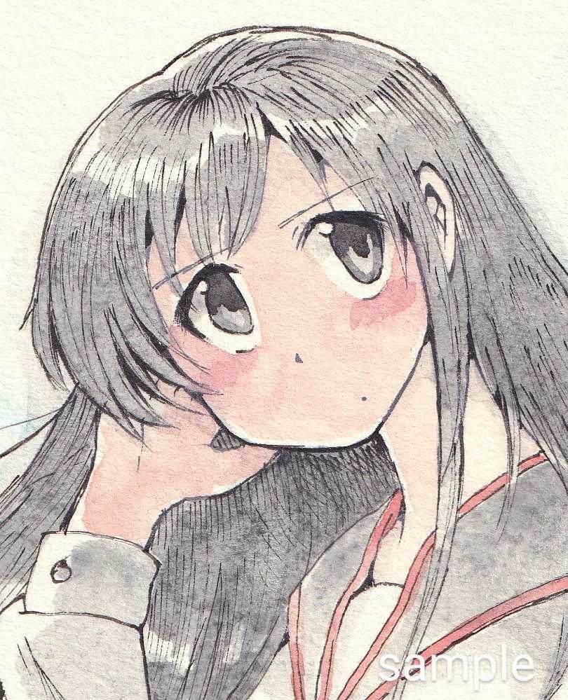 オリジナル手描きイラスト B5 水彩 黒髪少女 手描きイラスト 売買されたオークション情報 Yahooの商品情報をアーカイブ公開 オークファン Aucfan Com