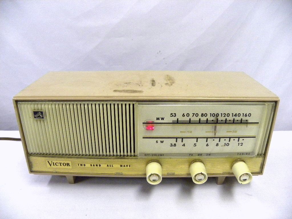 ビクター VICTOR 真空管ラジオ RADIO ALL WAVE 古いvictor真空管ラジオ
