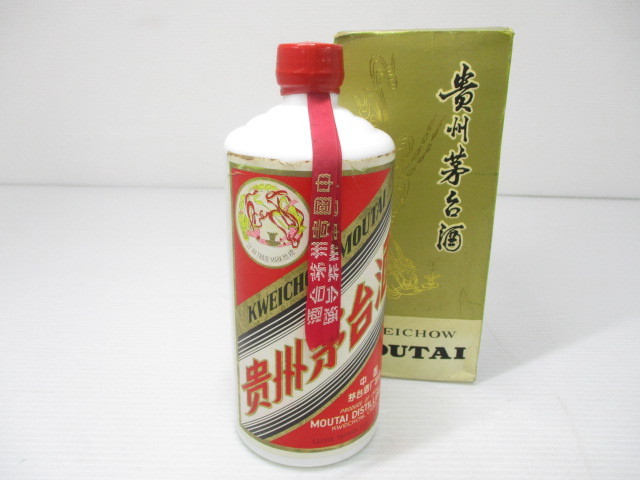2008XX001 古酒 中国 茅台酒 マオタイ酒 天女ラベル 540ml 53% 総重量
