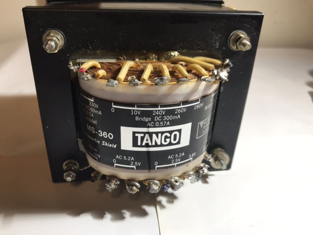 TANGO 電源トランスMS-250 マグネティックシールド TANGO タンゴ 電源トランス MS-250 ♪♪ MS-360 ◇MS-360 ◇電源トランス