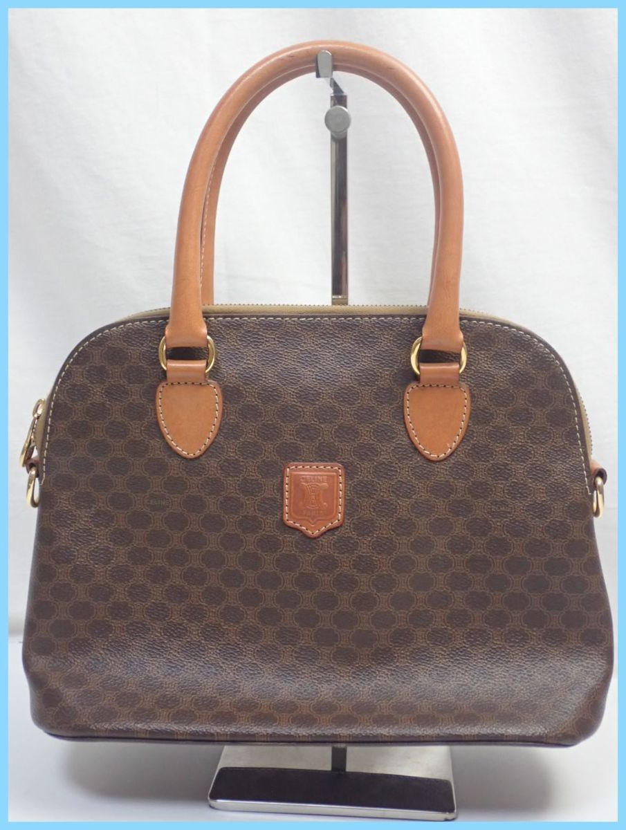 セリーヌ CELINE ハンドバッグ ミニボストン マカダム柄 マカダム 公式