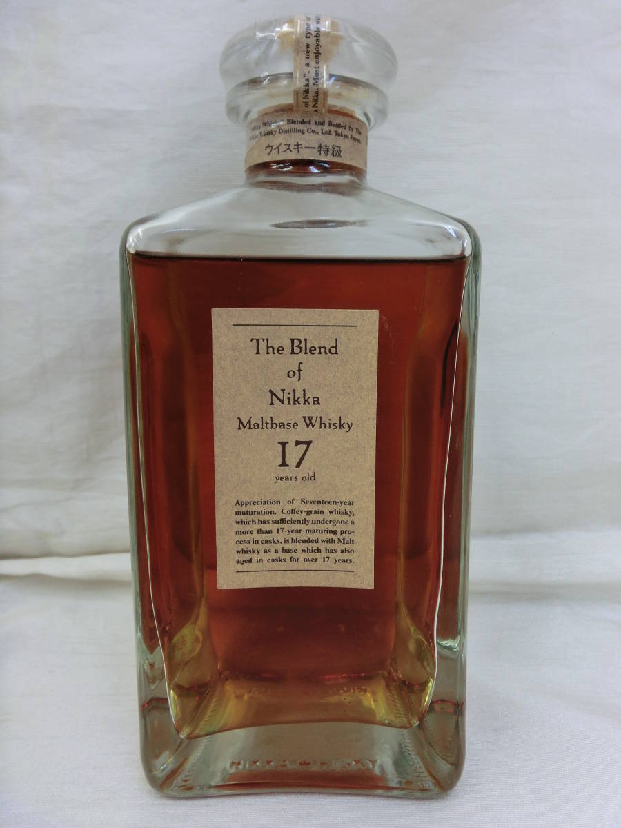 ♪1円～★北海道限定発送★The Blend of Nikka Whisky 17 Years【ザ ブレンド オブ ニッカ モルトベース ウイスキー 17年】660ｍｌ 未開栓 ニッカ オブ ブレンド 余市 北海道余市モルト ※着日