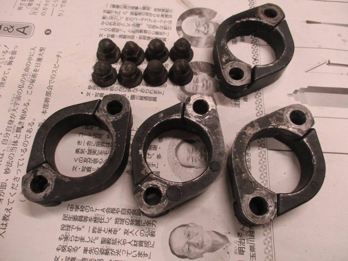 ZRX400 マフラーフランジ zrx400 1台 25mm 高ナット | マフラー 真鍮 