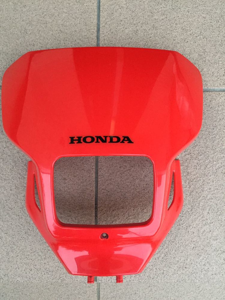 ライトカバー フロントカウル赤 XR250 CRM250 HONDA XR250ヘッドライト