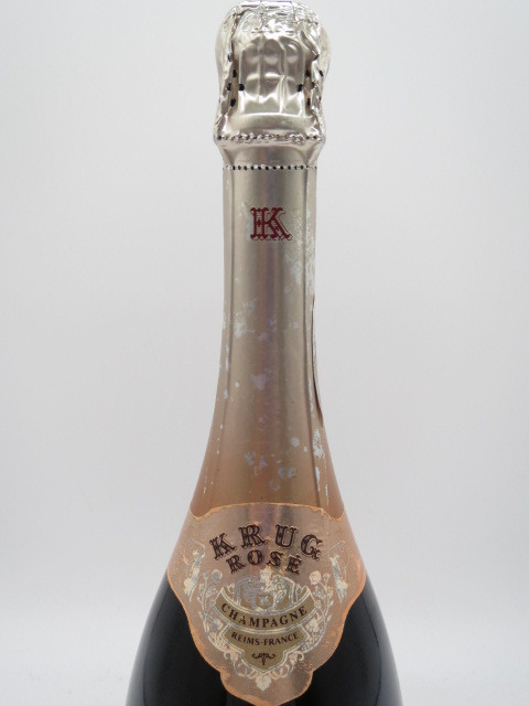 大人気，正規品 未開栓 洋酒 クリュッグ ロゼ 旧ボトル KRUG ROSE 750ml 12% 沈殿物(澱)有 シャンパン 送料無料