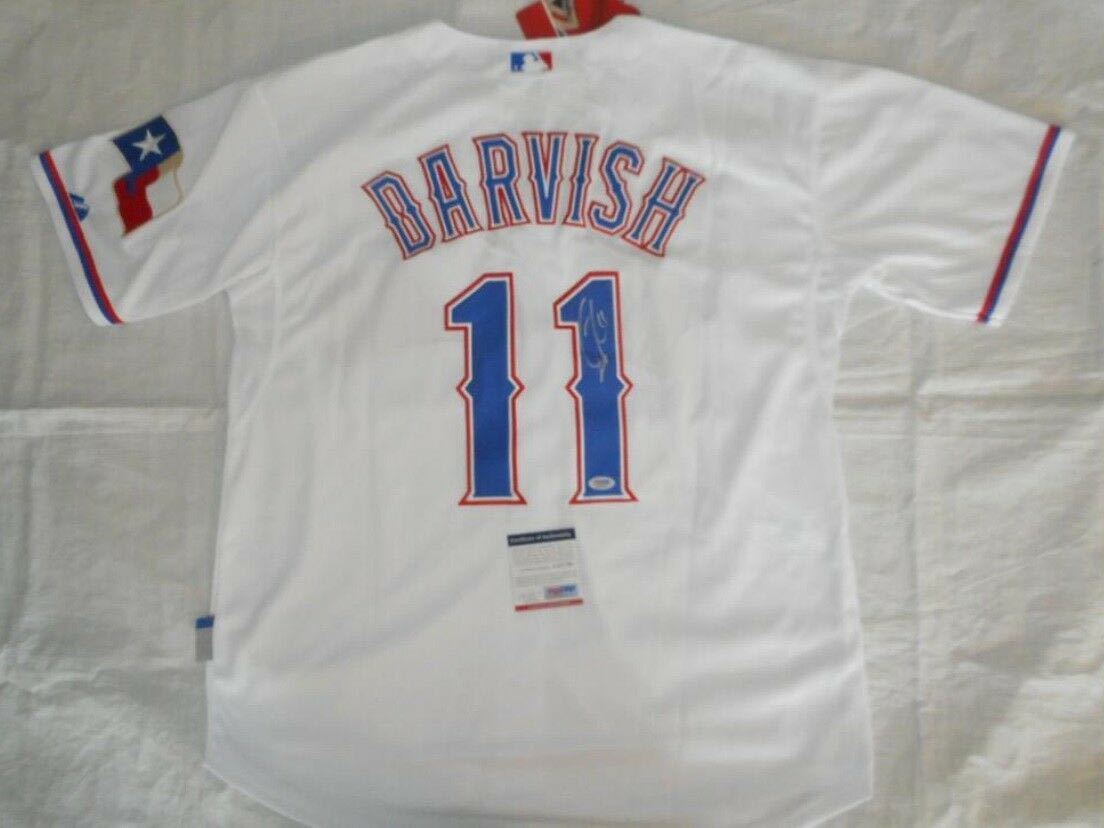 ダルビッシュ有 MLB テキサス・レンジャーズ ＃11 直筆サイン