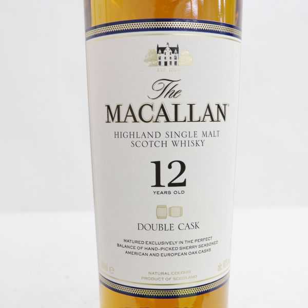 日産純正 ☆MACALLAN（マッカラン）12年 ダブルカスク 40％ 700ml