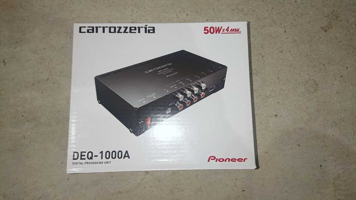 車 カロッツェリア Pioneer DEQ-1000A-MZ & GM-D1400Ⅱ