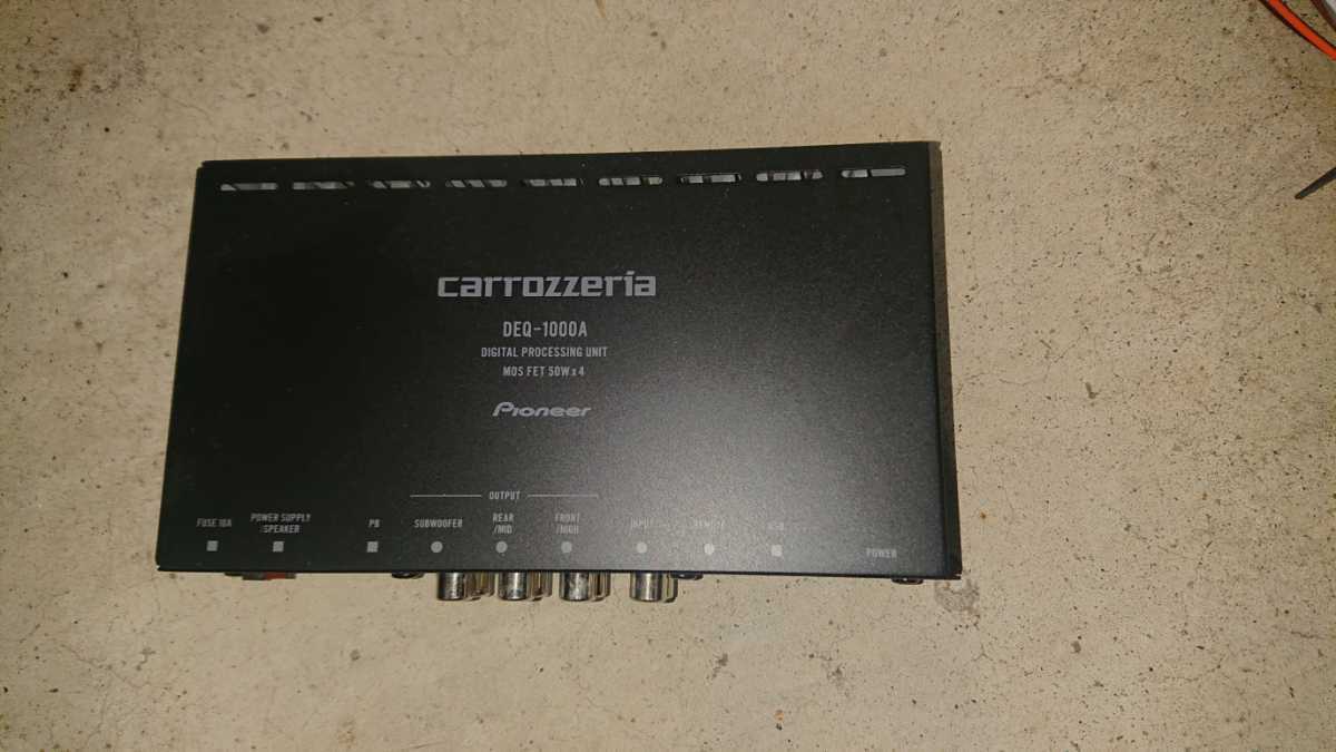 DEQ-1000A Pioneer carrozzeria DEQ-1000A-MZ | カーオーディオ DSP 