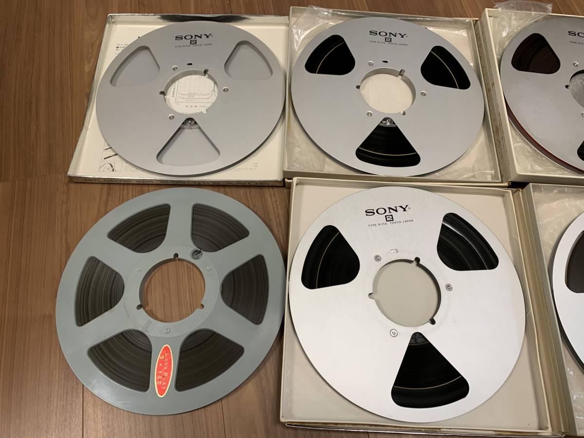 【中古】オープンリールテープ 7本セット　各種10号 SONY 等 各種10号オープンリールテープ 中古 7本 オーディオ機器 オープン