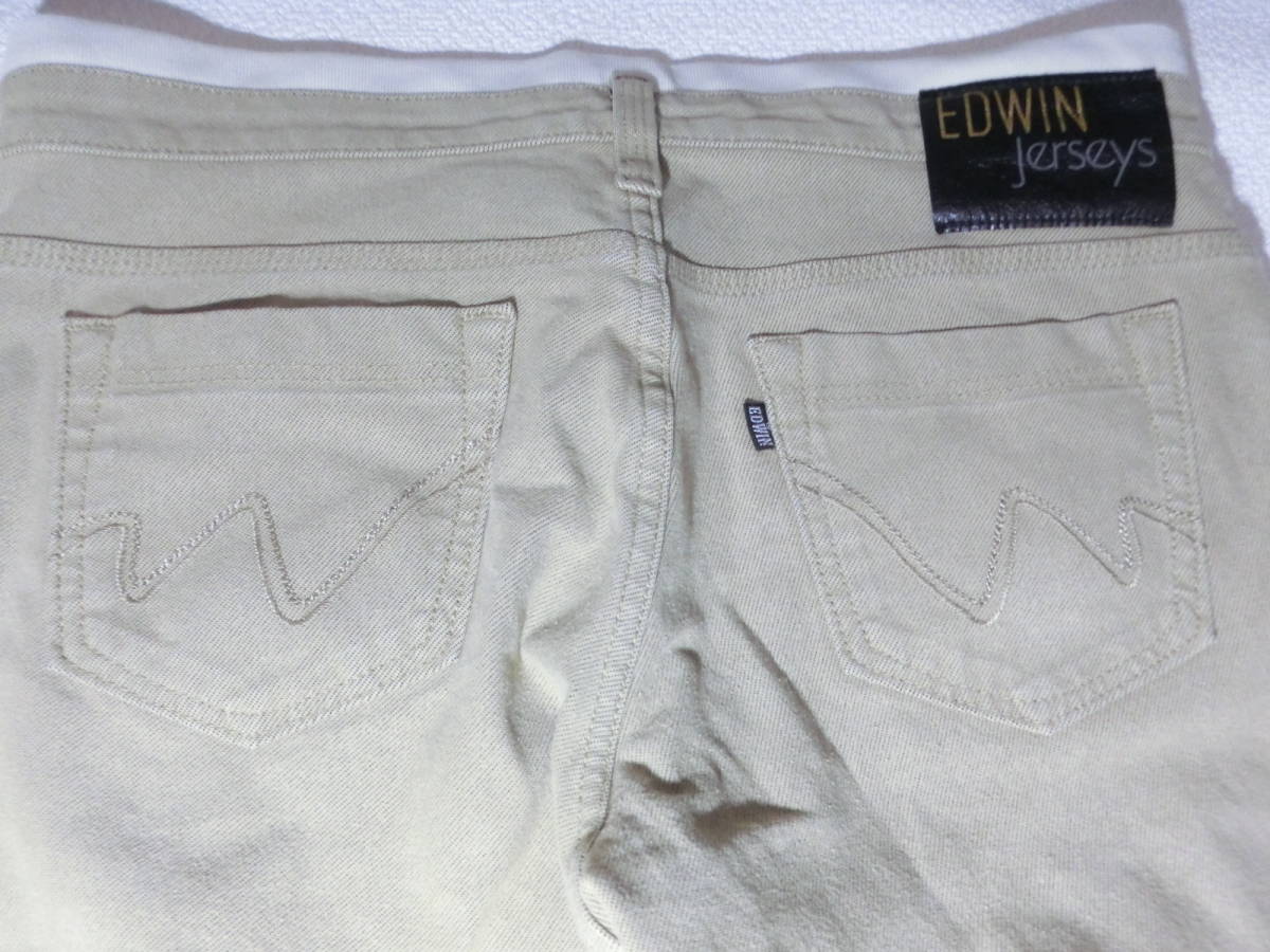 Edwin Jerseys エドウィン ジャージーズ ジーンズ Er007l レディース デニム パンツ サイズ ｓ 日本製 ボトムス 売買されたオークション情報 Yahooの商品情報をアーカイブ公開 オークファン Aucfan Com