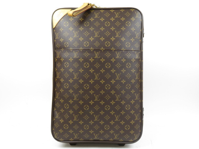 大得価，正規品 40880 1円スタート 本物 ヴィトン LOUIS VUITTON 極 ぺガス60 キャリーバッグ 旅行鞄 モノグラム レディース メンズ(スーツケース、トランク)｜売買されたオークション情報、yahooの商品情報をアー かばん、バッグ