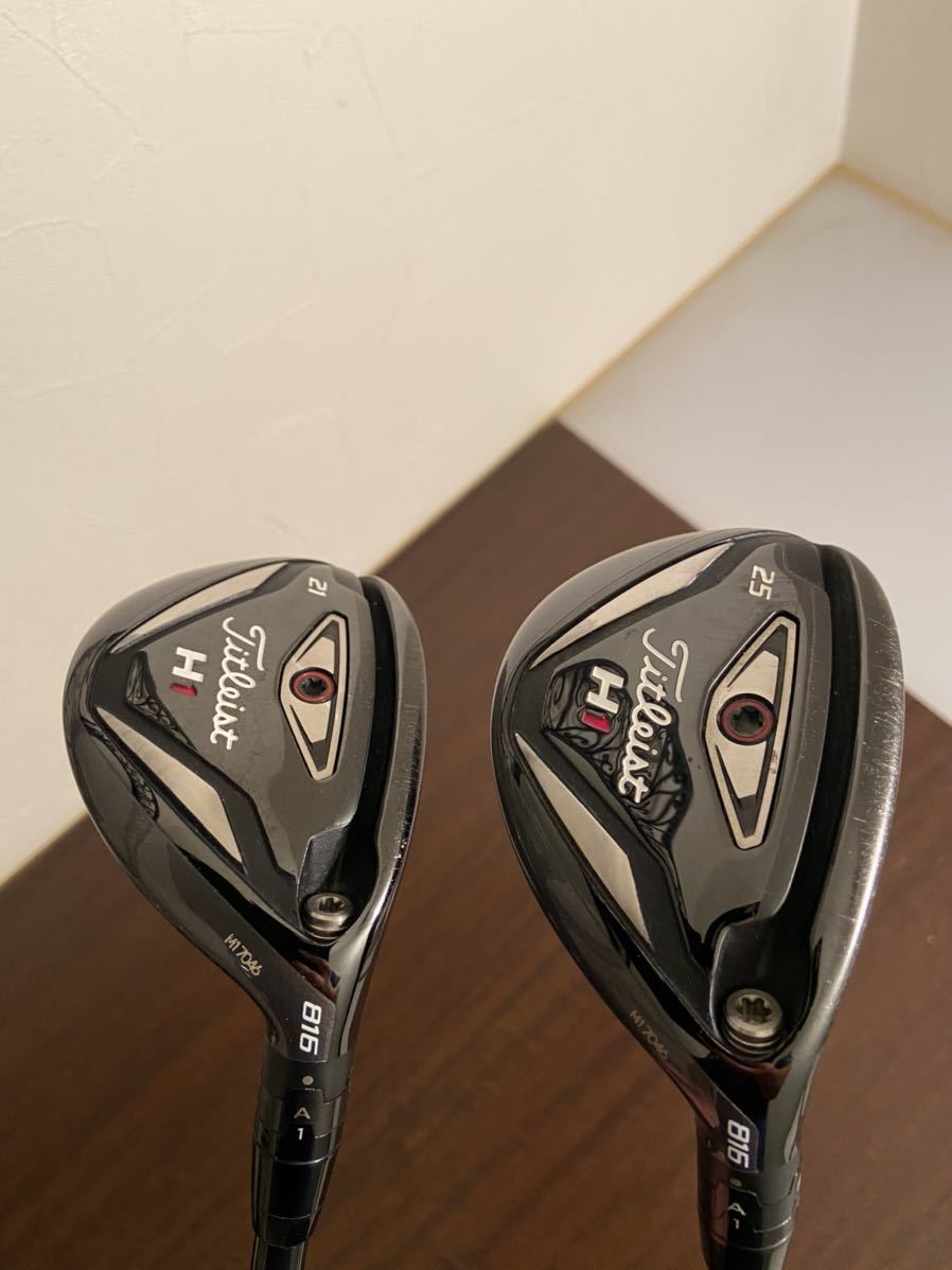 【全国無料，格安】 スペック タイトリスト 816 H1 21&deg; 25&deg; 2本セット ツアーAD HY95 S(タイトリスト)｜売買されたオークション情報、yahooの商品情報をアーカイブ公開 - オークファン 男性右きき用