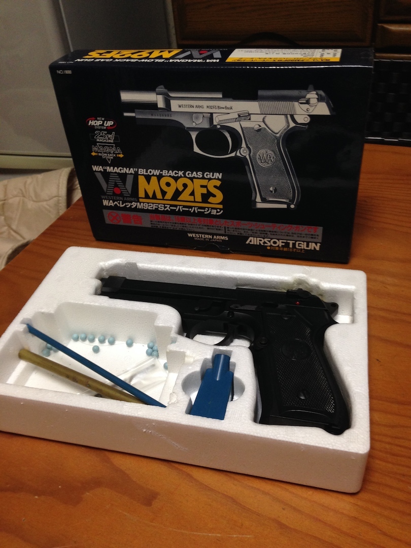 WESTERN ARMS M92FS ブローバックガスガン スーパーバージョン WA