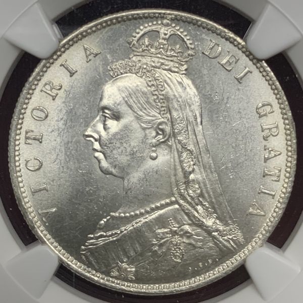 1892年ビクトリア女王ブリティッシュシルバー「ジュビリーヘッド