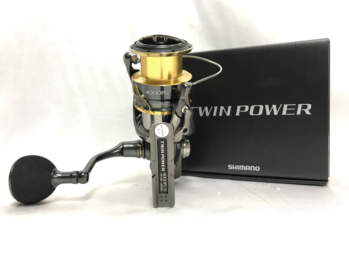  SHIMANO シマノ リール 20 TWINPOWER ツインパワー 4000PG 品(シマノ)｜売買されたオークション情報、yahooの商品情報をアーカイブ公開 - オークファン シマノ