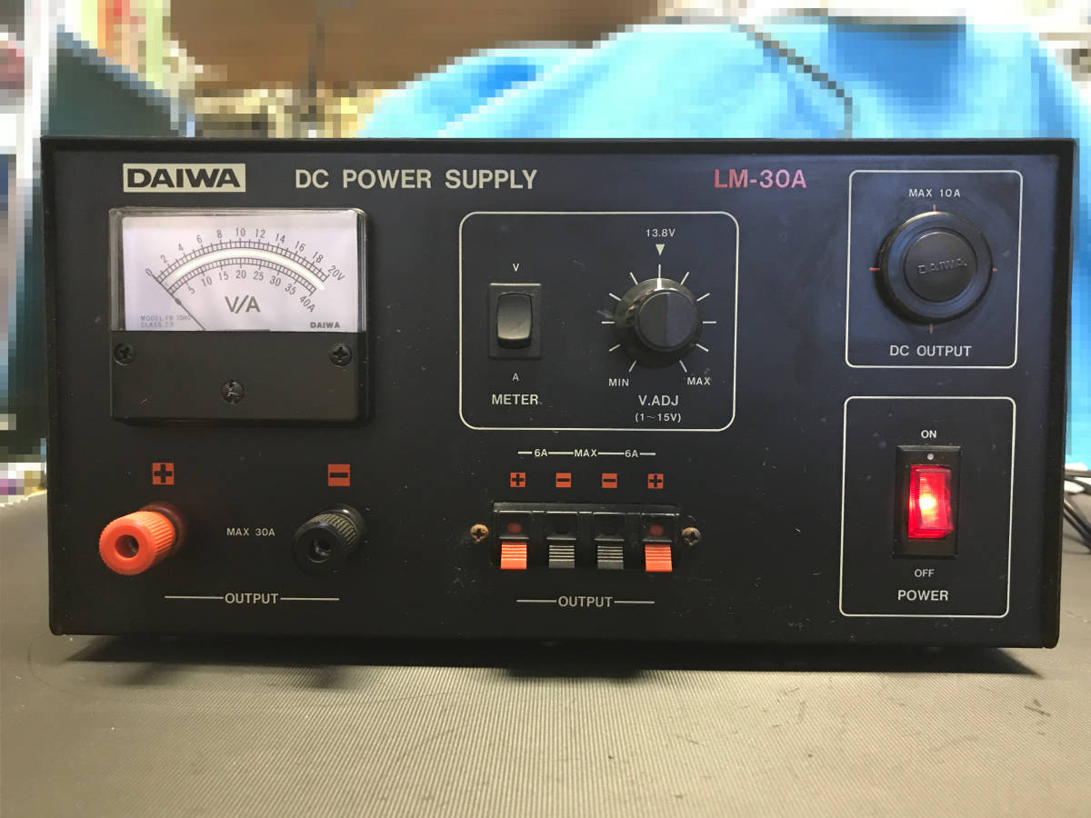 その他 DAIWA LM-30A DC POWER SUPPLY DAIWA LM-30A DC Yahoo!オークション Power 動作品 Supply トランス式