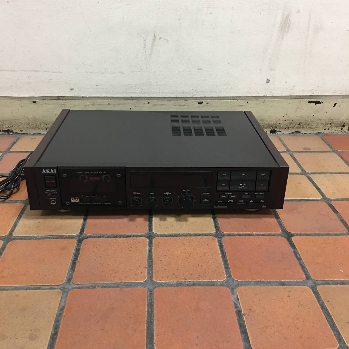 GX-93 AKAI カセットデッキ ステレオカセットデッキ アカイ カセット 