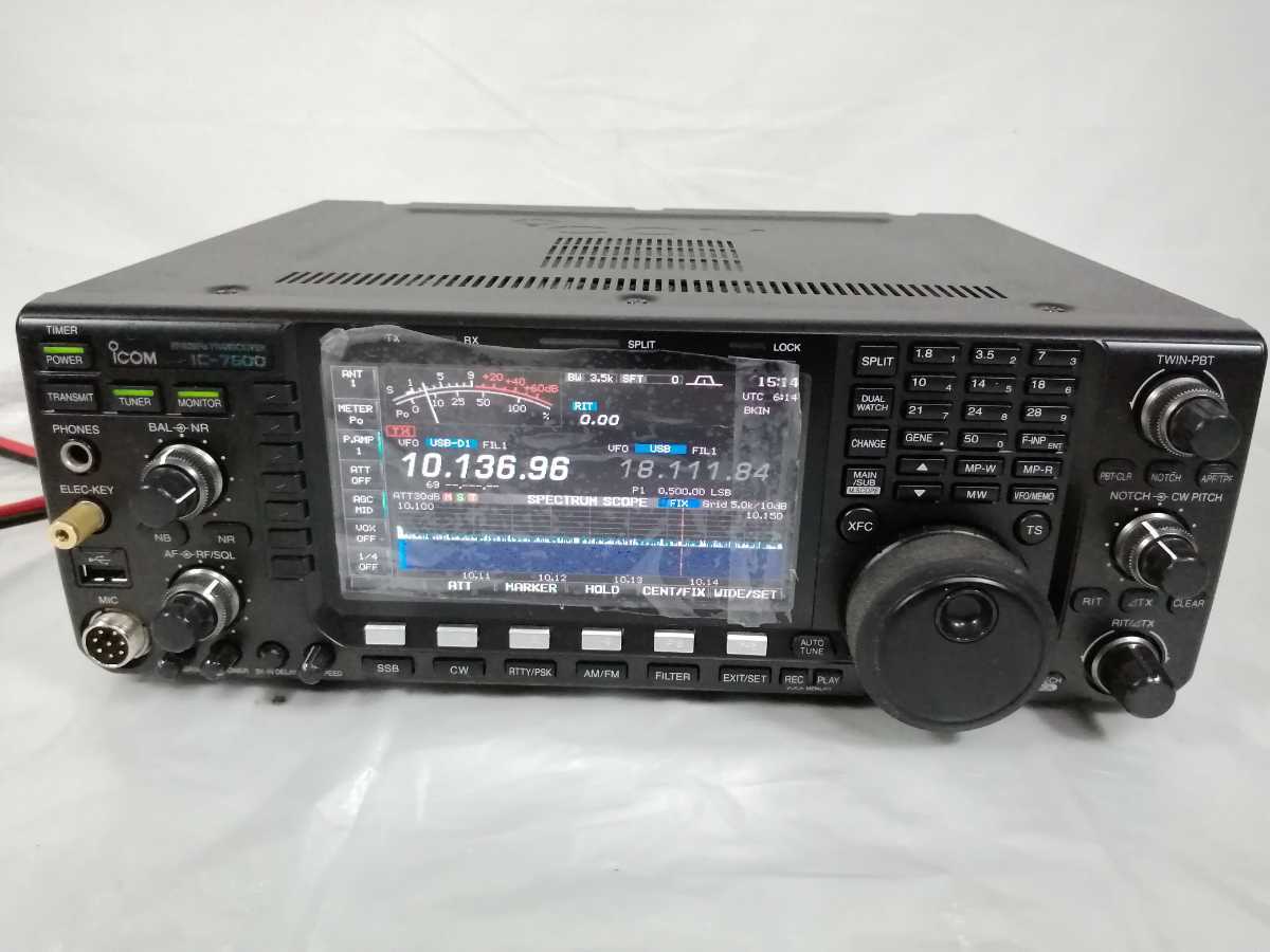 □ICOM TRANSCEIVER IC-7600□美品/通電確認済□HF/50MHz