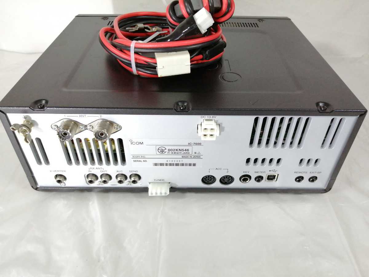 □ICOM TRANSCEIVER IC-7600□美品/通電確認済□HF/50MHz