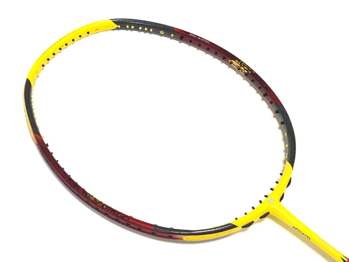 お得，新作登場 英国 apacs N Force Ⅲ Yellow 4U 38LBS N FORCE 3 イエロー バドミントン ラケット 張上400円(ラケット)｜売買されたオークション情報、yahooの商品情報をアーカイブ公開 - オークファン ラケット