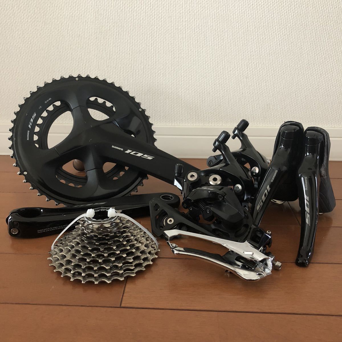  シマノ 105 R7000 グルーブセット(パーツセット)｜売買されたオークション情報、yahooの商品情報をアーカイブ公開 - オークファン パーツセット