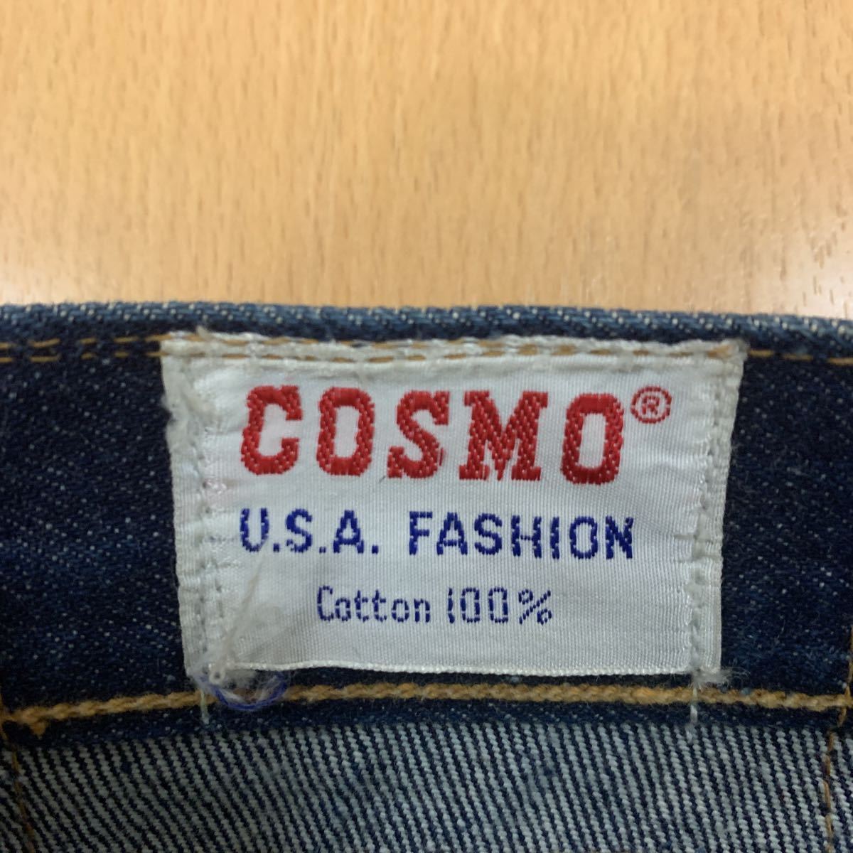 70s Vintage COSMO ベルボトム デニム 刺繍 薔薇 【公式通販】