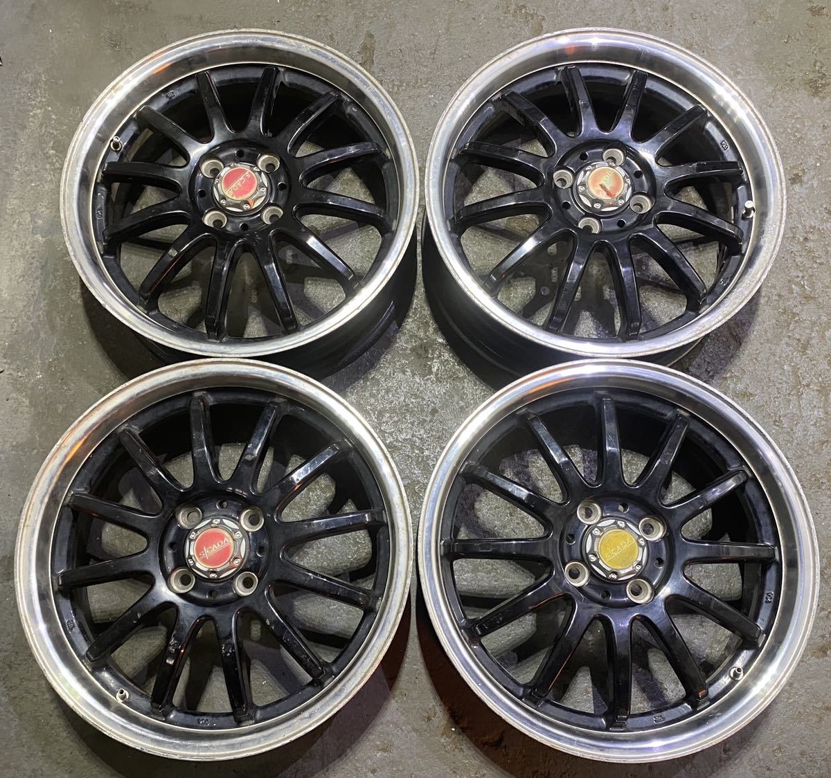 buddy club p1レーシング 16インチ ＋45 5.5j pcd100 - タイヤ