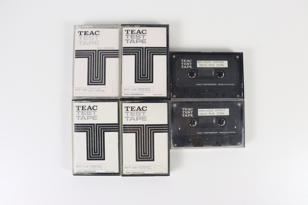 TEAC TEST TAPE MTT-257C FREQUENCY 希少未使用 0 8k⁄1k⁄125Hz