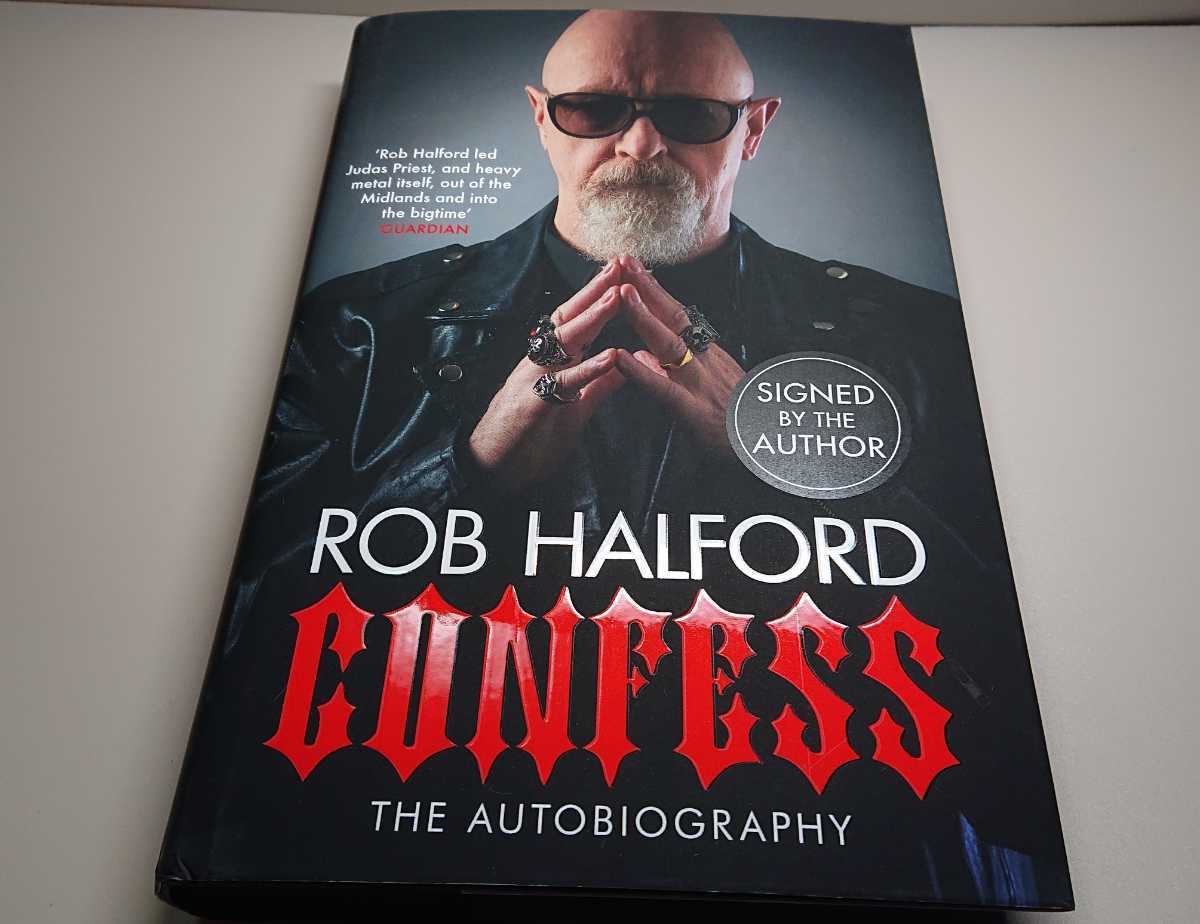 ロブ・ハルフォード 直筆サイン入り 自伝 「CONFESS」 ジューダス 