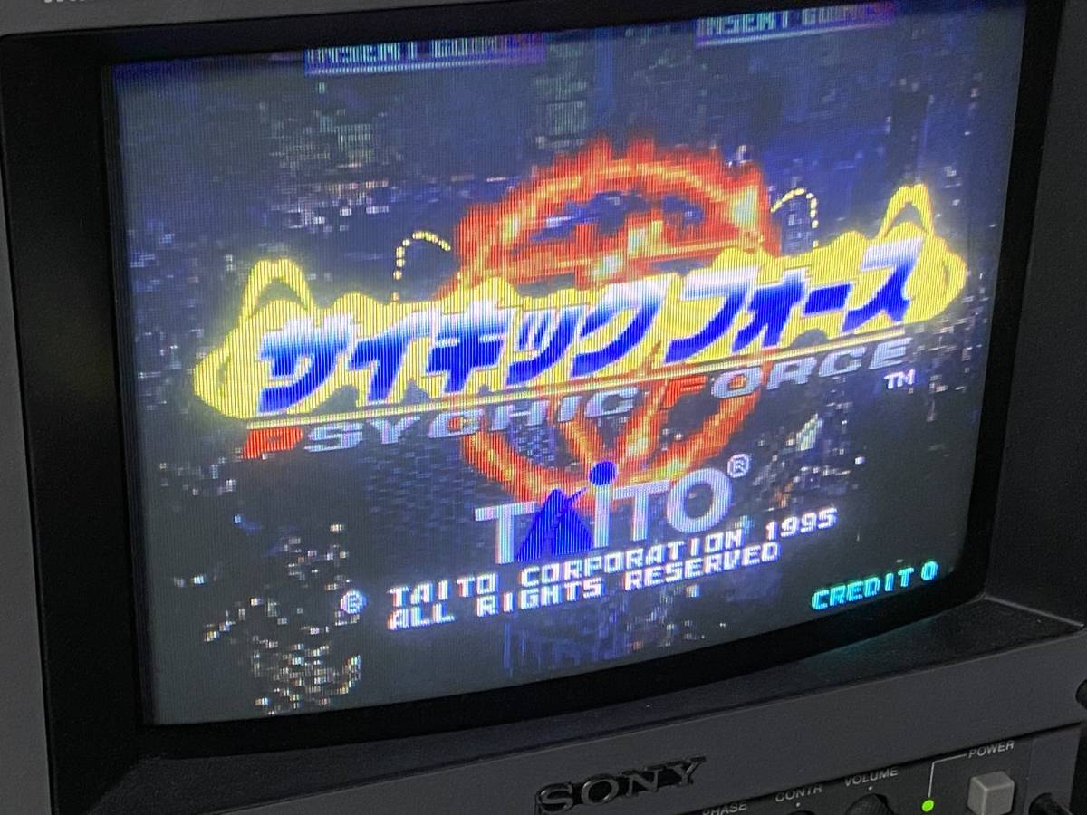 サイキックフォース2012 業務用基板 箱 説明書付き アーケード基板