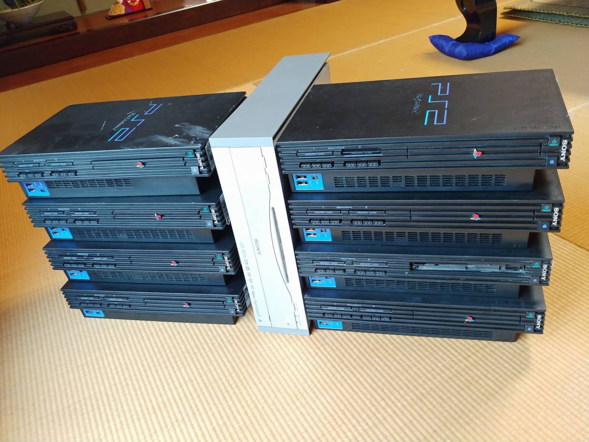  SONY プレステ2 PS2 プレイステーション2 PlayStation2 本体 ジャンク9台(本体)｜売買されたオークション情報、yahooの商品情報をアーカイブ公開 - オークファン 本体、アクセサリー