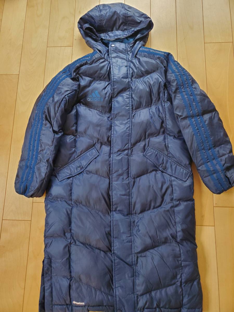 お買い得，定番 クリーニング済み adidasアディダスベンチコート140サイズキッズ ロングコートダウンサッカージュニアKIDS(コート)｜売買されたオークション情報、yahooの商品情報をアーカイブ公開 - オークフ コート