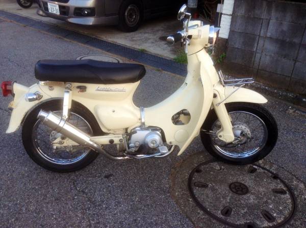 リトルカブ ホンダ | アップマフラー ステンレス製 キャブ車 フル 1999年～2005年式 HMS (BA-AA01) 1899w特価セールカブ EMPLESS（エンプレス）Ti Cuby(カビィ - ステンレスアップマフラーII※キャブ車専用 チタンマフラー