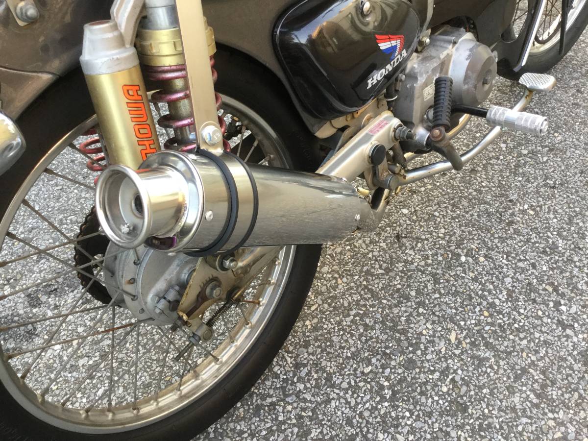 リトルカブ ホンダ | アップマフラー ステンレス製 キャブ車 フル 1999年～2005年式 HMS (BA-AA01) 1899w特価セールカブ EMPLESS（エンプレス）Ti Cuby(カビィ - ステンレスアップマフラーII※キャブ車専用 チタンマフラー