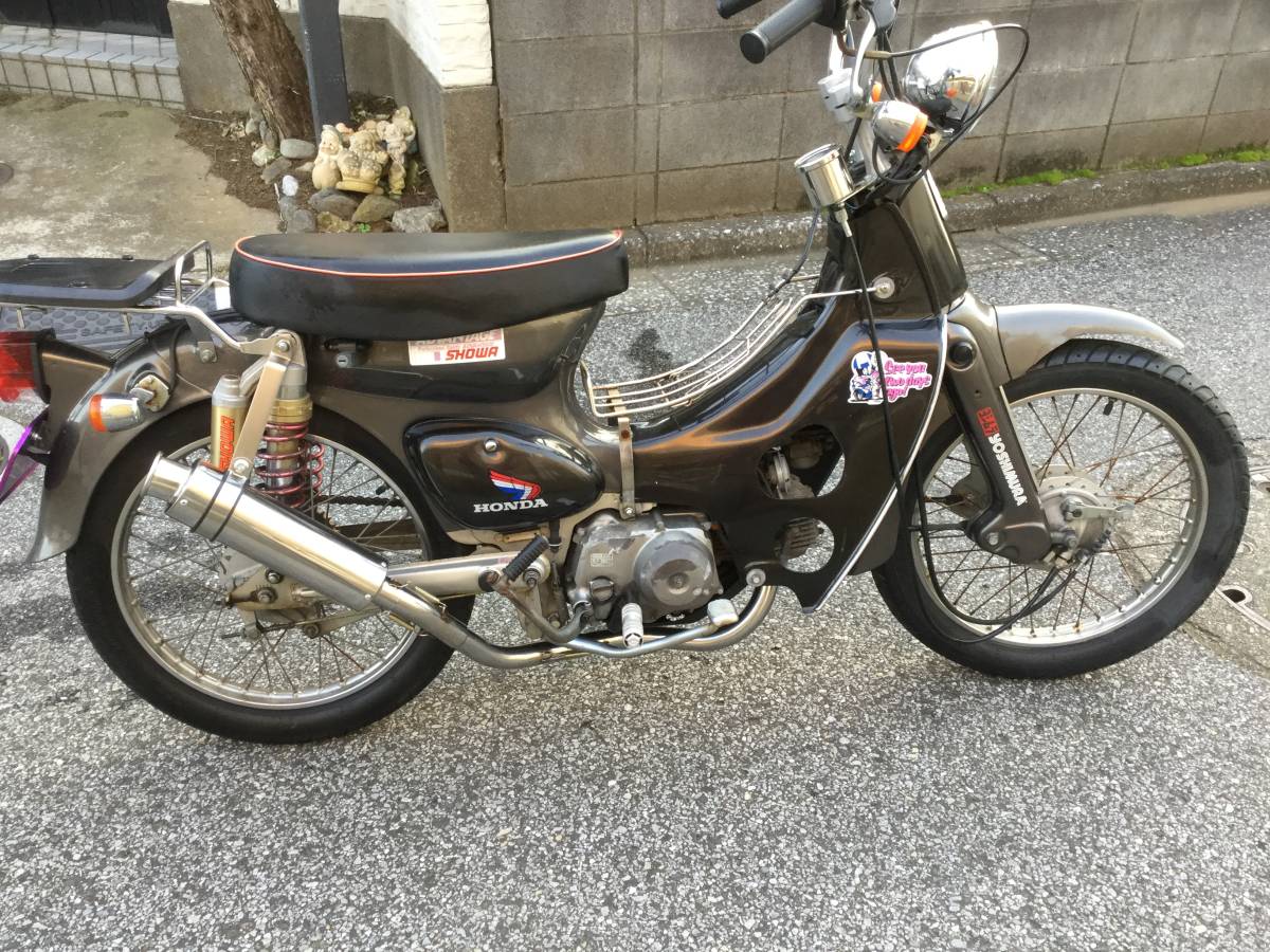 リトルカブ ホンダ | アップマフラー ステンレス製 キャブ車 フル 1999年～2005年式 HMS (BA-AA01) 1899w特価セールカブ EMPLESS（エンプレス）Ti Cuby(カビィ - ステンレスアップマフラーII※キャブ車専用 チタンマフラー