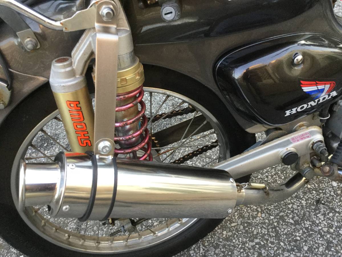 リトルカブ ホンダ | アップマフラー ステンレス製 キャブ車 フル 1999年～2005年式 HMS (BA-AA01) 1899w特価セールカブ EMPLESS（エンプレス）Ti Cuby(カビィ - ステンレスアップマフラーII※キャブ車専用 チタンマフラー