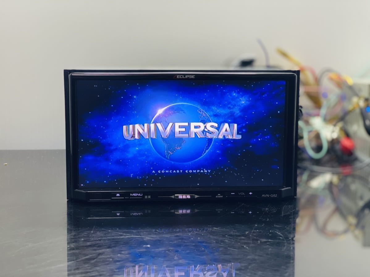 自動車 イクリプス ナビ 型式 AVN-V02 DVD再生 テレビ フルセグ