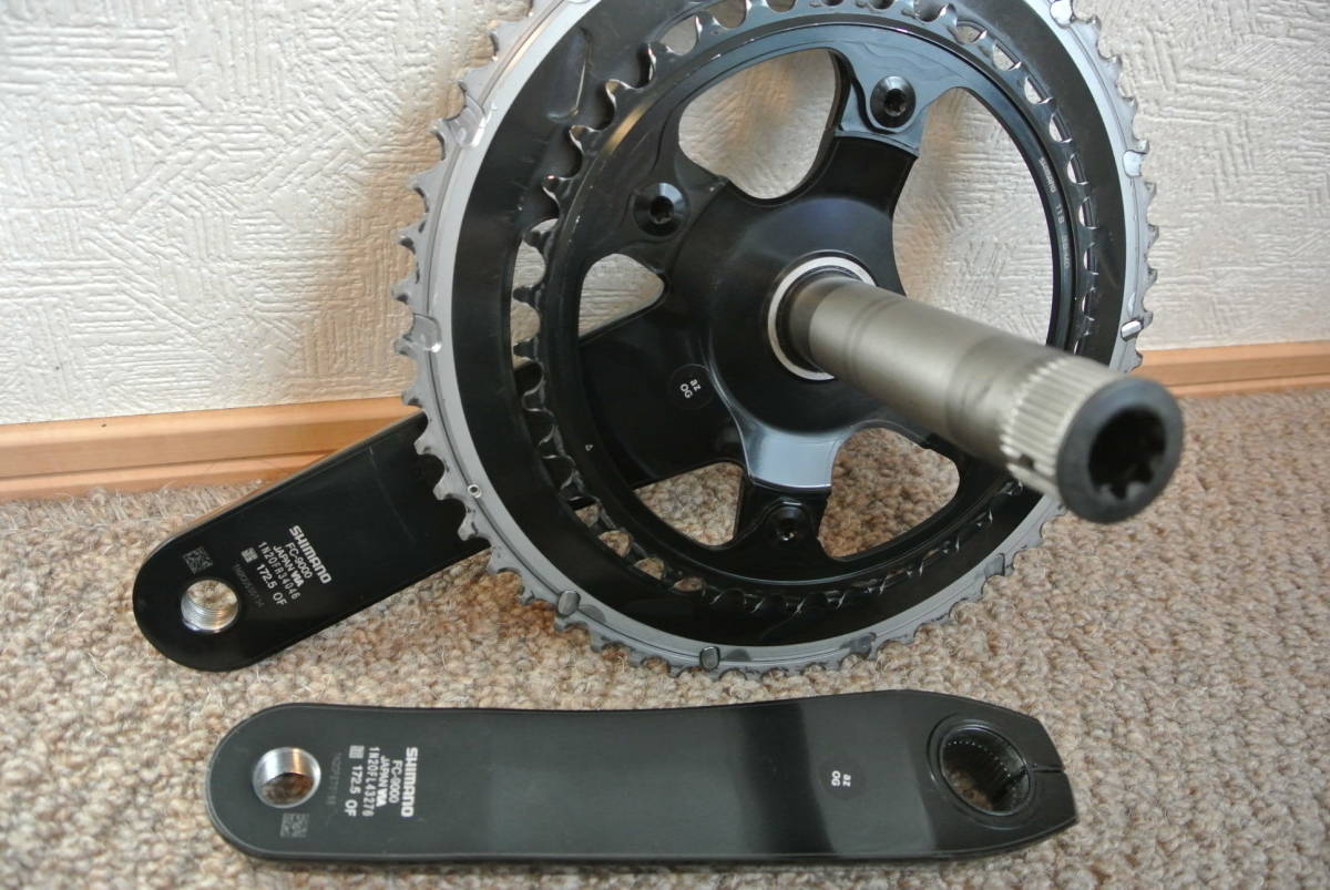 SHIMANO DURA-ACE (9000) クランクセット 172.5mm 53/39T 美品 ゆう
