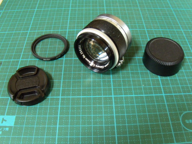CANON 50mm f:1.8 Lマウント（撮影画像あり）◇ n296 オールドレンズの