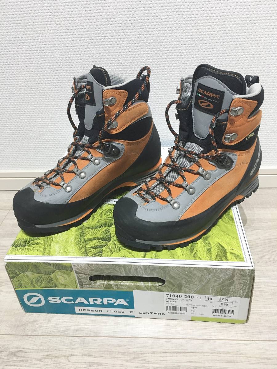 全国無料，大得価 1度のみ使用 スカルパ SCARPA トリオレプロ GTX EU40 25.5cm SC23011(25.5cm)｜売買されたオークション情報、yahooの商品情報をアーカイブ公開 - オークファン 25.5cm
