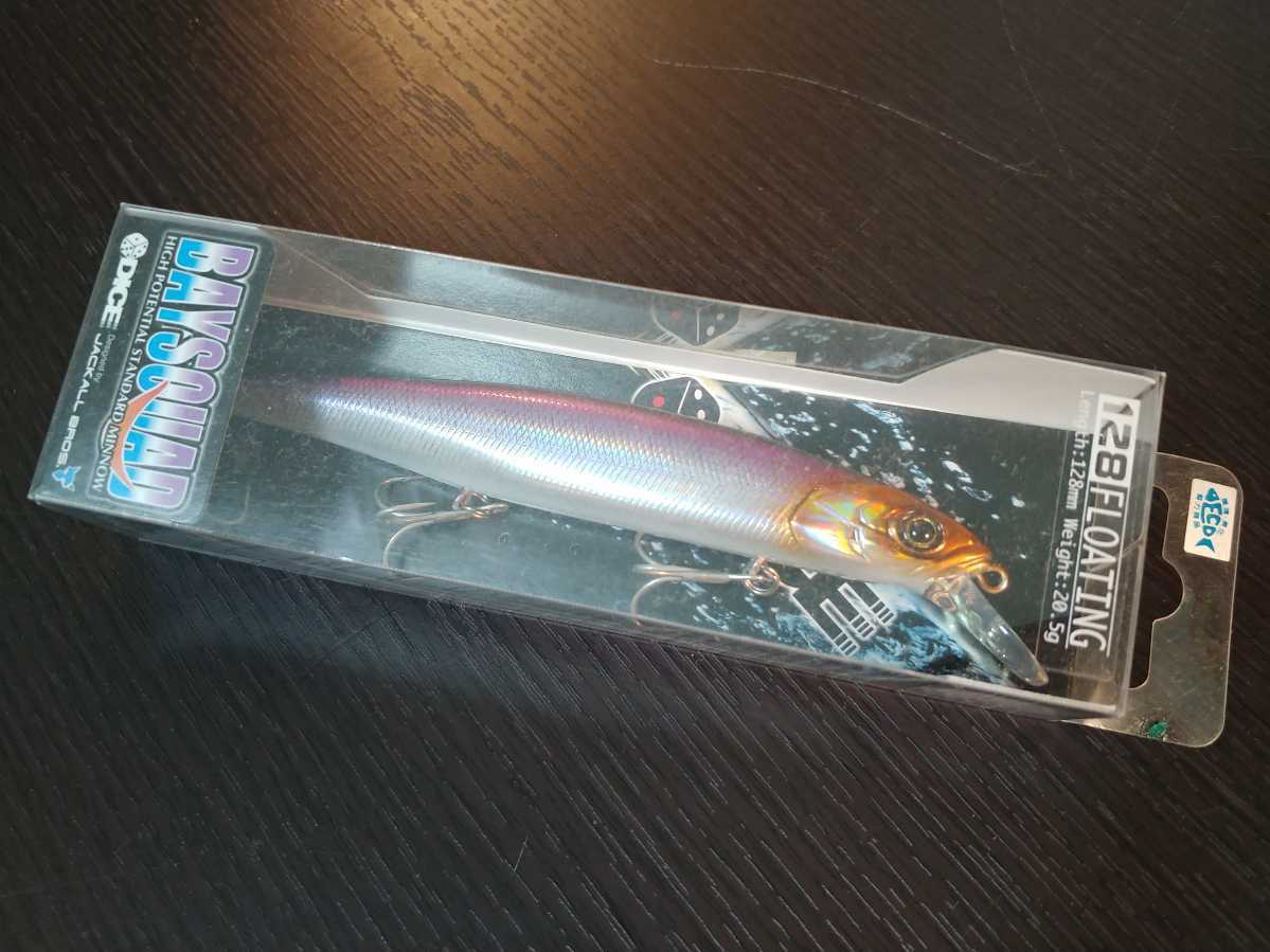 新作，最新作 JACKALL ジャッカル DICE BAYSQUAD 128F ベイスカッド 128F カタクチ/レーザーホロ(ミノー)｜売買されたオークション情報、yahooの商品情報をアーカイブ公開 - オークファン 海水