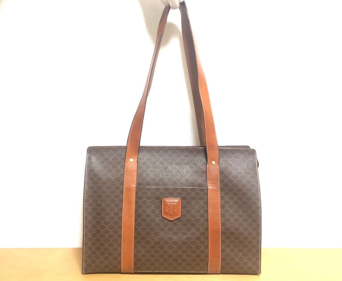 CELINE セリーヌ ヴィンテージ MC98 トートバッグ マカダム