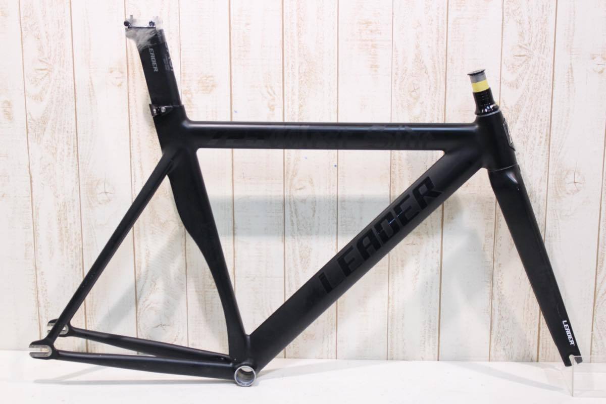 【低価，格安】 LEADERBIKES リーダーバイク 725TR ピストフレーム カーボンシートポスト カーボンフォーク仕様 2020年 530mm C-T(トラックレーサー、ピスト)｜売買されたオークション情報、yahooの商品情報をアーカ トラックレーサー、ピスト