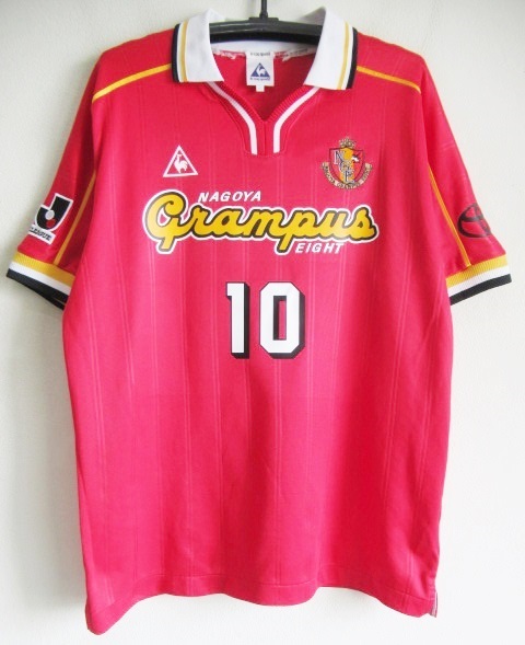名古屋グランパス 1999HOME半袖ユニフォーム＃10ストイコビッチ O