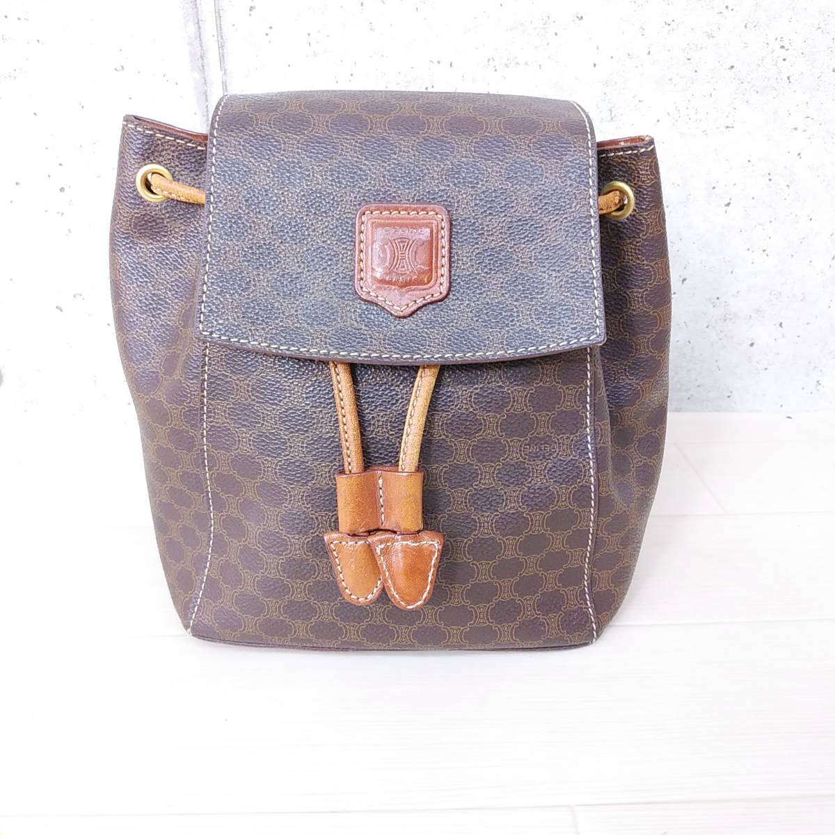 CELINE セリーヌ ミニ レディース ダークブラウン カーフ CELINE 