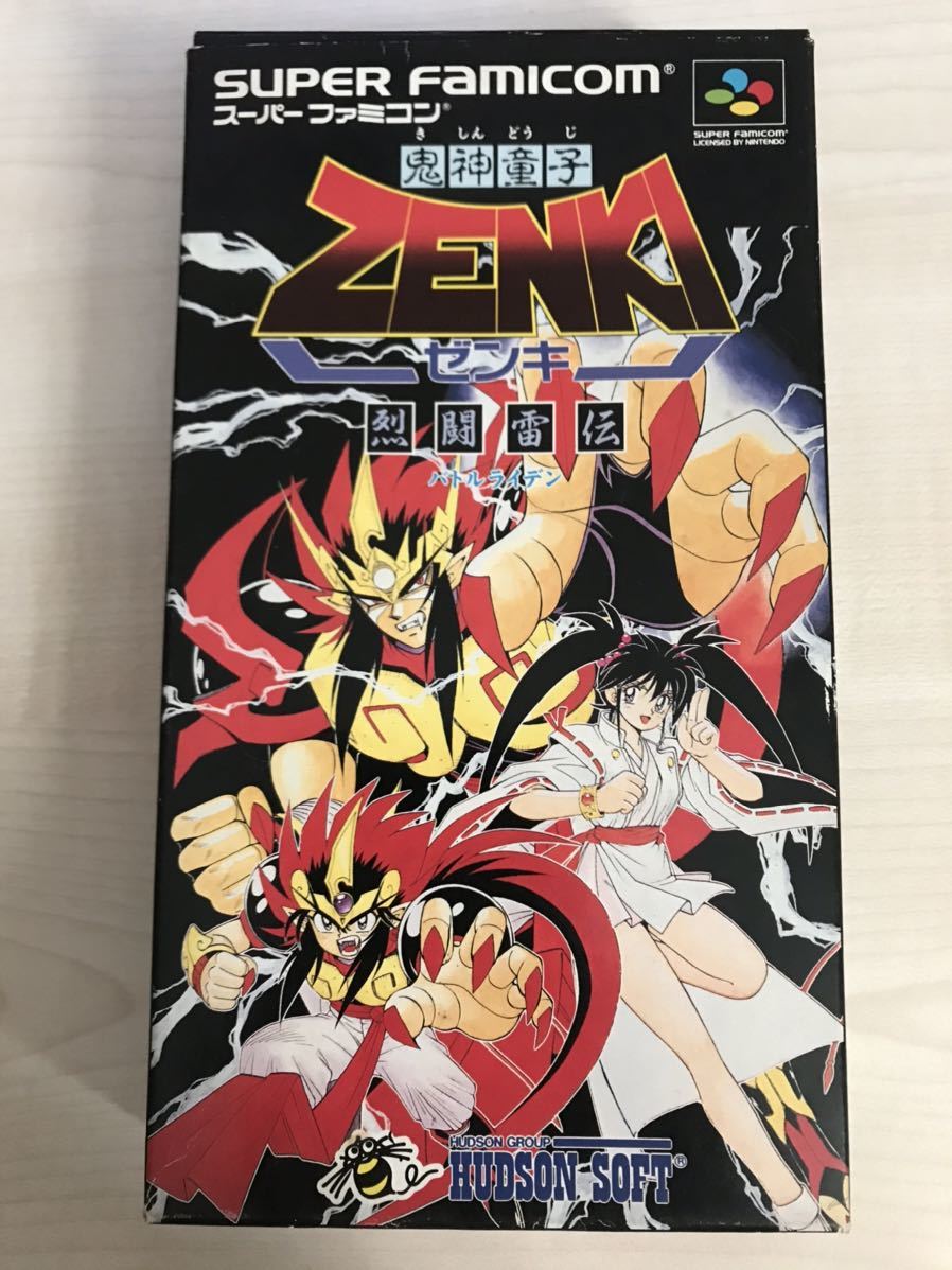 烈闘雷伝 SFC 鬼神童子ZENKI - ゼンキ バトルライデン SFC]鬼神童子
