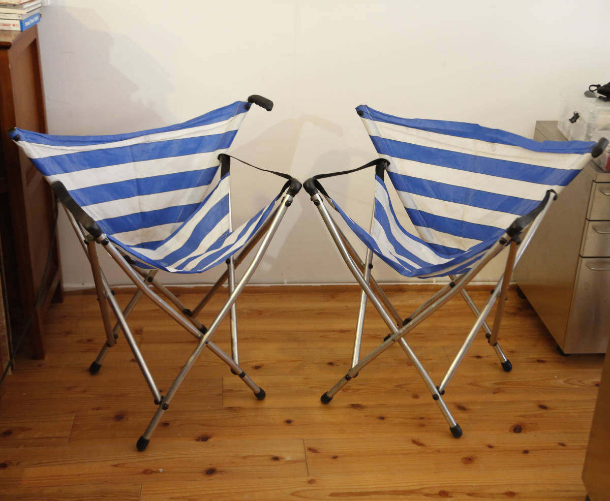  Maclaren Gadabout Chair マクラーレン ガダバウトチェア 2脚セット 折りたたみチェア 英国製 ブルー(その他)｜売買されたオークション情報、yahooの商品情報をアーカイブ公開 - オークファン その他
